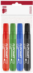 ICO Flipchart marker vízbázisú 3mm, kerek Artip11XXL, 4 klf. szín - vegyesbolt