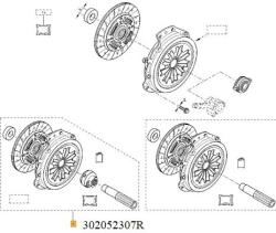 Original Renault Set ambreiaj ORIGINAL RENAULT 30 20 523 07R (30 20 523 07R)
