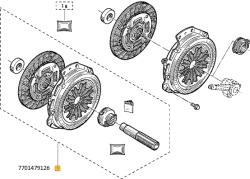 Original Renault Set ambreiaj ORIGINAL RENAULT 77 01 479 126 (77 01 479 126)