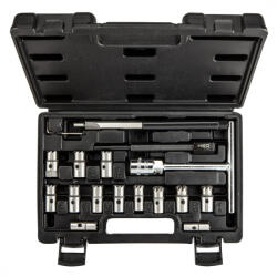 NEO TOOLS Kit de frezare si curatare a cuibului Injector, 17 bucati (11885)