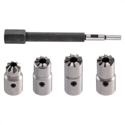 NEO TOOLS Set de frezare a scaunului supapei Diesel, 4 piese (11218)