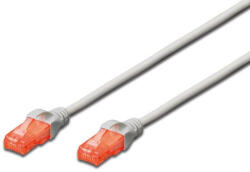 ASSMANN CAT6 U-UTP Patch Cable 0, 5m Grey - tobuy - 304 Ft