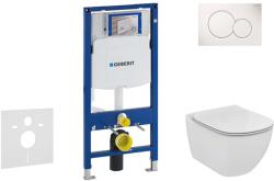 Geberit Duofix - Falra szerelhető szerelési szett, WC és ülőkével Ideal Standard Tesi, gombok Sigma01, alpesi fehér 111.300. 00.5 NF1 (111.300.00.5 NF1)