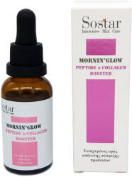 Sostar Mornin' Glow Peptide & Collagen Anti-îmbătrânire Booster Față cu Peptide & Colagen 30ml