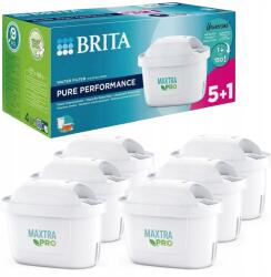BRITA 6x Vízszűrő szűrőbetét, Brita Maxtra Pro kancsóhoz (MAXTRA PRO PURE PERFORMANCE 5+1 SZT.)