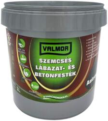 Valmor Szemcsés antracit 1 l Lábazat- és Betonfesték