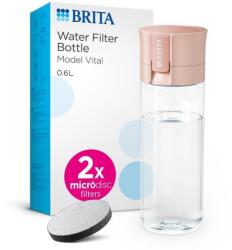 BRITA Fill&Go Vital 0, 6 l, barackszín + 2× microdics 2024