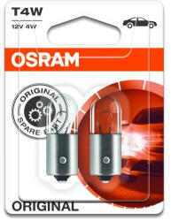 OSRAM Izzó 12V T4W (2db) - OSRAM