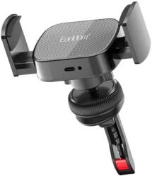 Earldom ET-WC44 Wireless Szellőzőrácsra Rögzíthető Autós Telefontartó Fekete - techsend