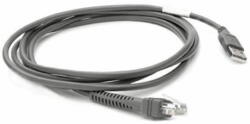 Zebra Cablu de semnal, Zebra, 2.1 m, USB, Negru (CBA-U21-S07ZBR)
