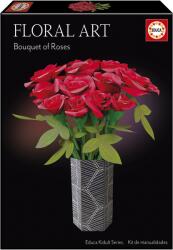 Educa 3D пъзел Educa - Букет от рози (20139)