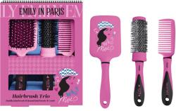 Emily In Paris Hairbrush Trio комплект четки За коса 3 бр