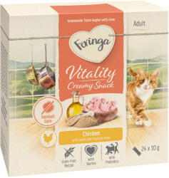 Feringa 24x10g Feringa Vitality Creamy Snacks macskasnack - Csirke