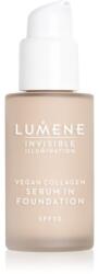 Lumene Invisible Illumination Vegan Collagen Serum in Foundation könnyű alapozó tápláló hatással SPF 30 0.5 30 ml