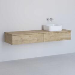 Kronenbach Cube dulap cu blat 161x48.7x23.5 cm sub chiuveta pe perete stejar KBWTKOWTL1612GH (KBWTKOWTL1612GH)