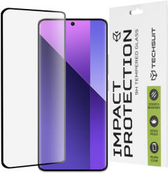 Techsuit - 111D Teljes Fedezetű / Teljes Ragasztású Üveg / 3D Hajlított - Xiaomi Redmi Note 13 Pro+ 5G / Note 14 Pro / Note 14 Pro+ - Fekete