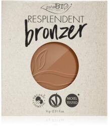 puroBIO Cosmetics Resplendent бронзант пълнител цвят 01 Pale Brown 9 гр