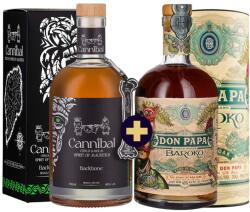 Don Papa Baroko GBX 0, 7l 40% + Cannibal Backbone - Citrus & Rhum 0, 7l 40% GB szett