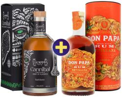 Don Papa Sevillana Cask Finish 0, 7l 40% TU + Cannibal Backbone - Citrus & Rhum 0, 7l 40% GB szett