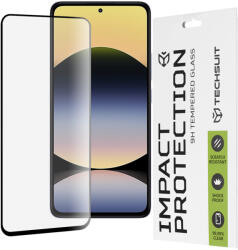 Techsuit - 111D Teljes Borítás / Teljes Ragadású Üveg - Xiaomi Redmi Note 14 4G / Redmi Note 14 5G - Fekete