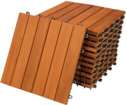 Casaria® Fa csempe - 11 darabos készlet, 30×30 cm (990753)