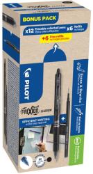 Pilot Rollertoll 0, 5mm, törölhető Pilot Frixion Clicker GreenPack, 12 toll + 12betét, írásszín fekete (BLRT-GREENPACK-B) - web24