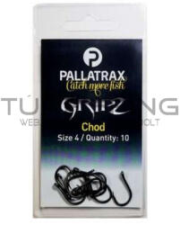Pallatrax Gripz Chod Hooks (10) Size 8 (pxps1277)