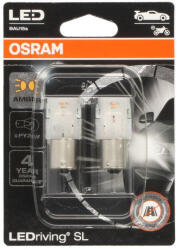 OSRAM LED Izzó PY21W sárga (2db) - OSRAM