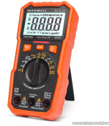 Maxwell MX-25 222 Digitális multiméter elem teszterrel, munkalámpa funkcióval (25222)