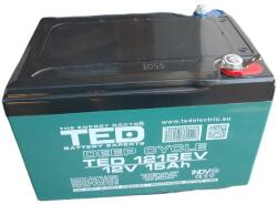 TED Electric Acumulator Vehicule Electrice, Baterie 12V 15Ah M5, (A0114432)