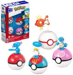 Mega Pokemon, Water-Type Trainer Team, set de constructie, 79 piese