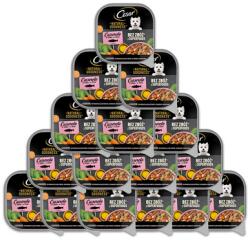 Cesar Natural Goodness tálca 16x100 g teljes értékű nedves eledel felnőtt kutyáknak halolajjal dúsított lazaccal, spenóttal és sárgarépával, mártásban