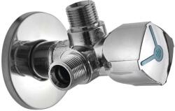 Sapho Arco Twin 4 állású sarokcsap 1/2″-1/2″-1/2″ (CQ4105) (CQ4105) (CQ4105)