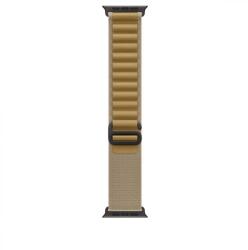Apple Watch 49mm Loop: Tan Alpine Loop - Large - Black Titanium Finish (myq23zm/a)