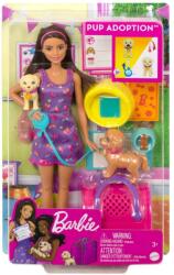 Mattel Set de joaca cu papusa, Barbie, Pup Adoption, HKD86 Papusa Barbie