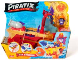 Piratix Set de joaca cu figurina Captain Bobster, Piratix, Nava Sea Crusher Figurina