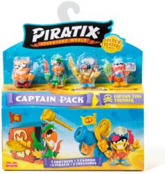 Piratix Set 4 figurine, Piratix, Golden Treasure, Captain Tina Thunder Figurina