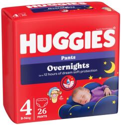 Huggies Scutece Huggies, Pants Overnights, Nr 4, 9-14 kg, 26 buc