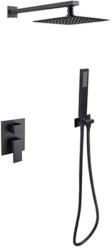 Besco Sistem de dus fix si mobil, cu baterie incastrata, negru mat, Besco Modern-Varium II BP-MVII-CZ BP-MVII-CZ (BP-MVII-CZ)