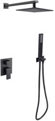 Besco Sistem de dus fix si mobil, cu baterie incastrata, negru mat, Besco Modern-Varium I BP-MVI-CZ BP-MVI-CZ (BP-MVI-CZ)