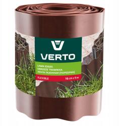 VERTO Gyepszegély 15 cm x 9 m, barna (15G514)