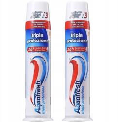 Aquafresh 2x Fogkrém pumpás tubusban Aquafresh Fresh & Minty fluorid 100 ml (8016825929022)