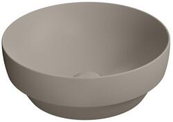 SAPHO GSI PURA kerámiamosdó, pultra helyezhető, átm: 40cm, matt tortora (884605) (884605)