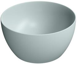 SAPHO GSI PURA kerámiamosdó, pultra helyezhető, átm: 42cm, matt jégkék (885215) (885215)