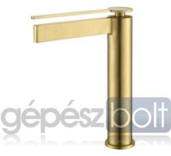 AREZZO design design ELEGANT magasított mosdócsaptelep, szálcsiszolt arany (AR-8595BG)