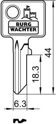 Burg Wächter Burg Wachter-Rohling 64 R-nyerskulcs (BW15110)