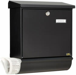 Burg Wächter Burg Wachter-ComfortSet 91300 S nagyméretű kerítésen kívüli postaláda újságtartóval (BW32650)