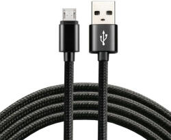 everActive USB- mikro USB kábel 2.4A 2m fekete