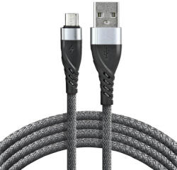 everActive USB- mikro USB kábel 2.4A 1m szürke