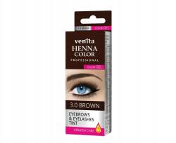 VENITA Zselés Henna Szemöldökre És Szempillákra Barna (5902101518901)